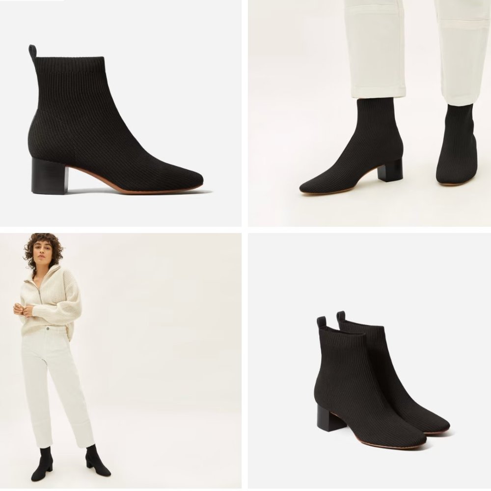 Everlane Black Ankle Boots